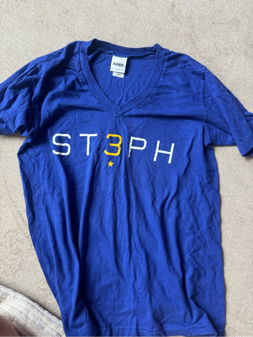 Steph Curry Golden State Warriors Adapt Shirt